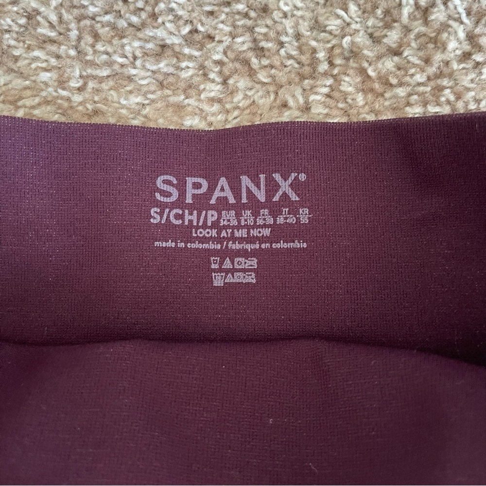 SPANX•Look At Me Now Leggings•Jammy Plum•Size Small - Picture 7 of 7